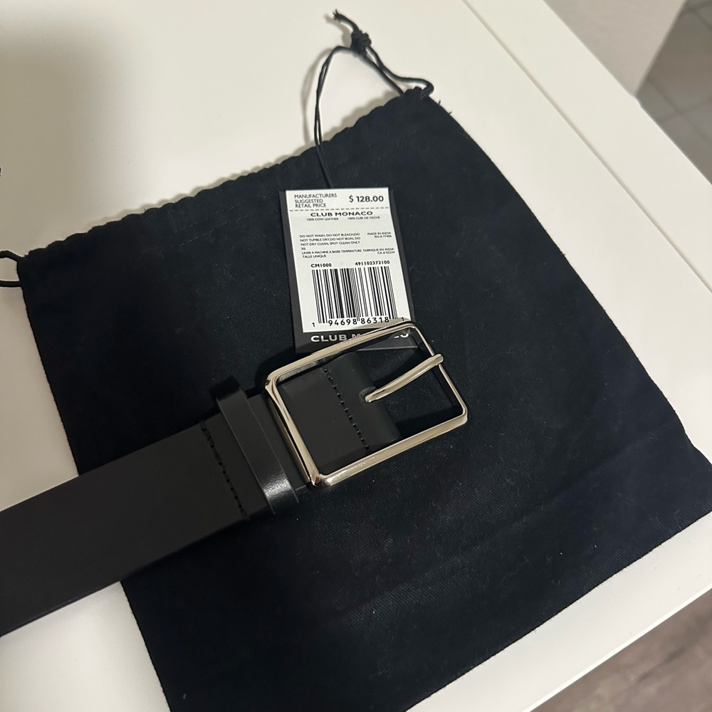 Club Monaco Leather Belt